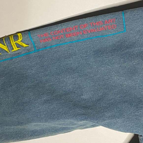 Brooklyn Cloth Open Your Mind Retro Graphic Denim Jean Jacket - Picture 6 of 9